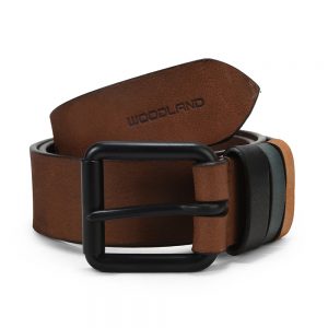 Brown leather belt