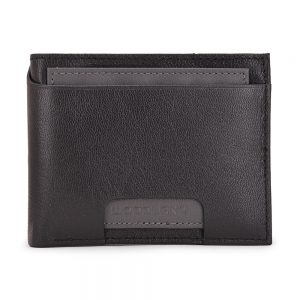 Black/ Grey bi-fold Wallet