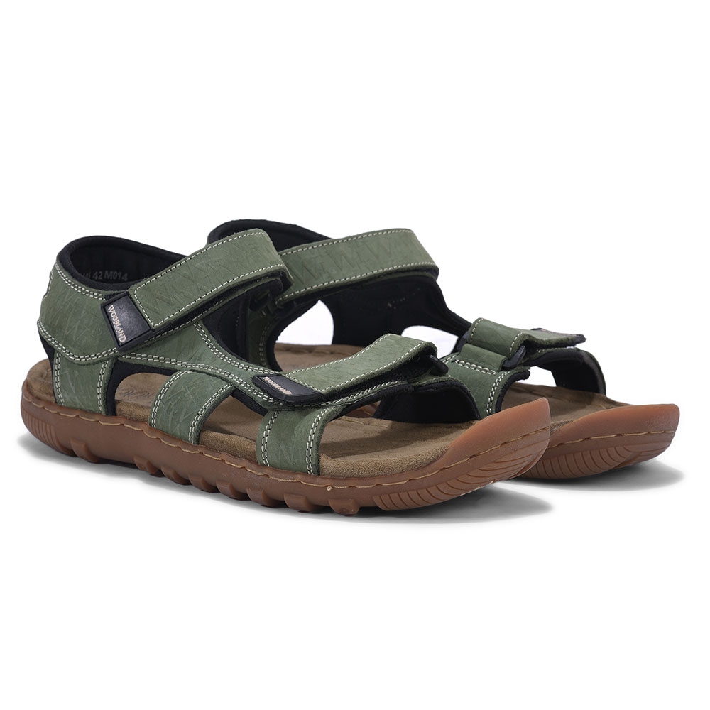 Woodland Men's Khaki Leather Sandal-5 UK (39 EU) (GD 0485108Y12) :  Amazon.in: Fashion